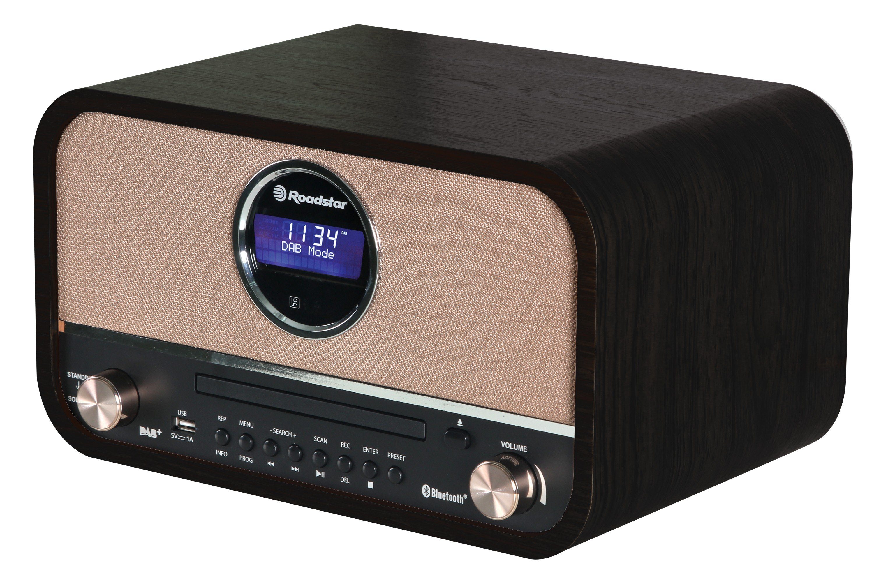 RDS DAB+, D+BK und klassisch, Roadstar Tuner Radio FM - HRA-1782N Radio