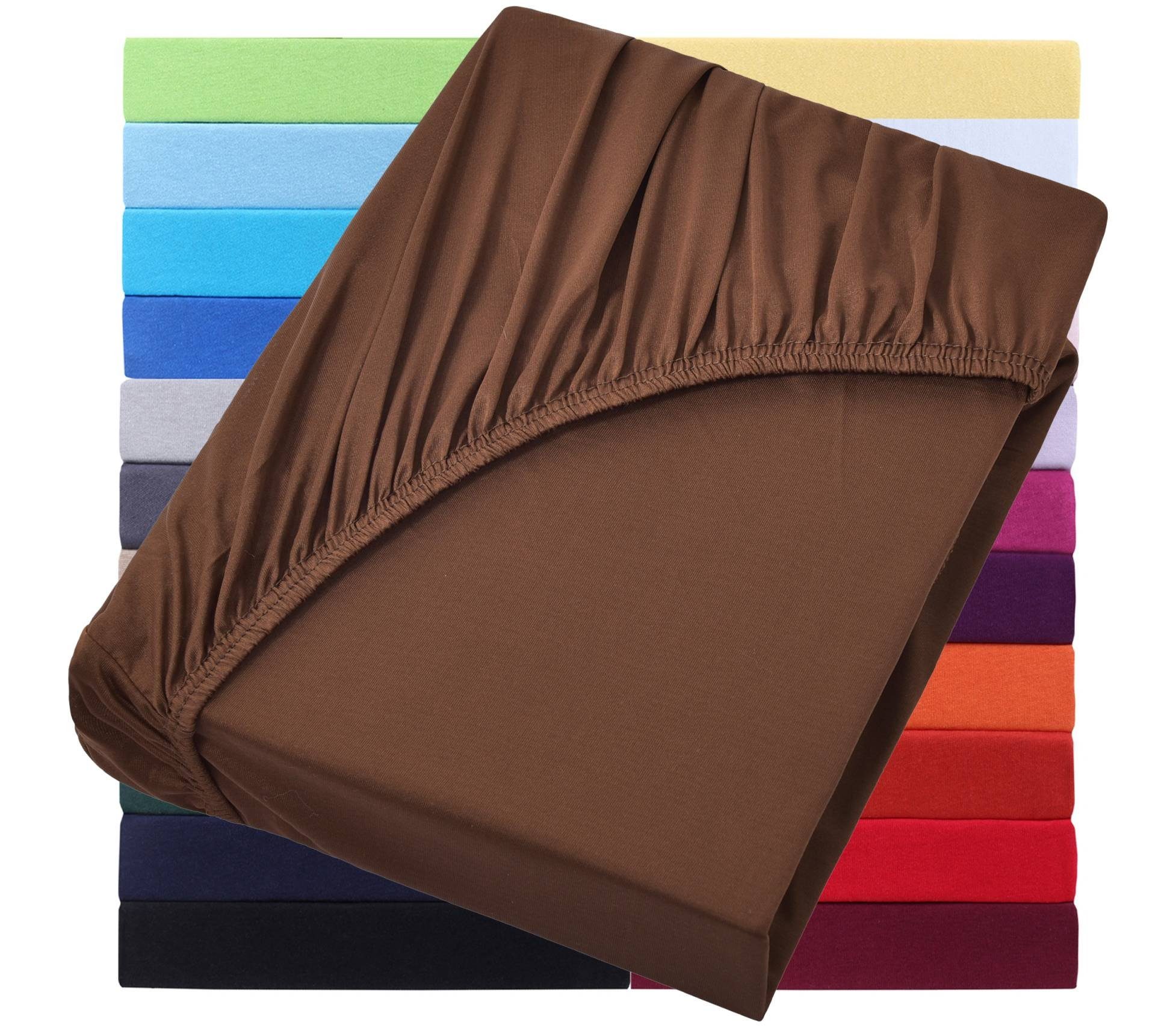 NatureMark Spannbettlaken Jersey Basic Spannbetttuch, 100% günstig online kaufen