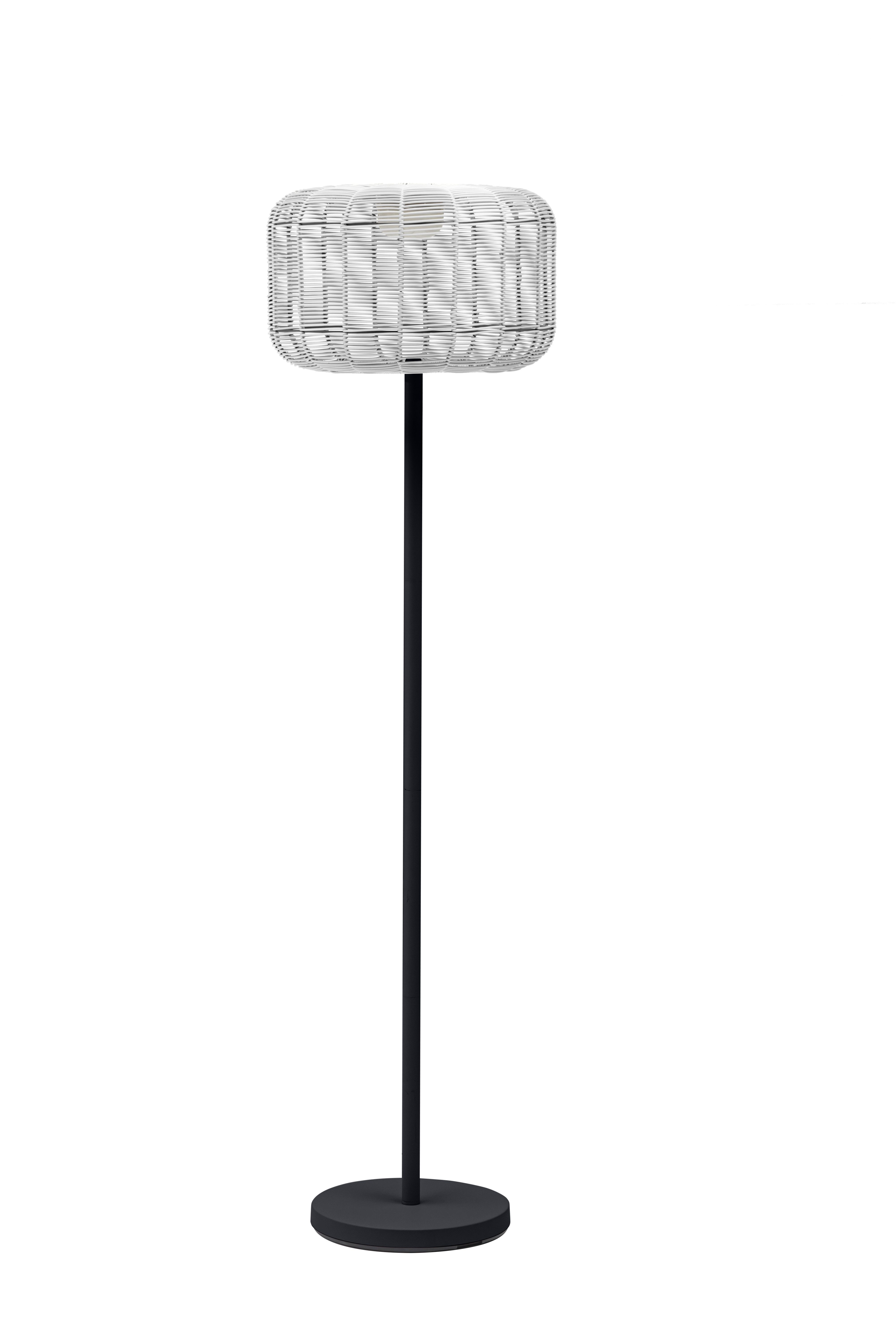 Leco LED Außen-Stehlampe Gartenleuchte Terrassenleuchte LED Solar Stehleuchte BELLA, LED fest integriert, warmweiß, 2700k, LED Solarleuchte