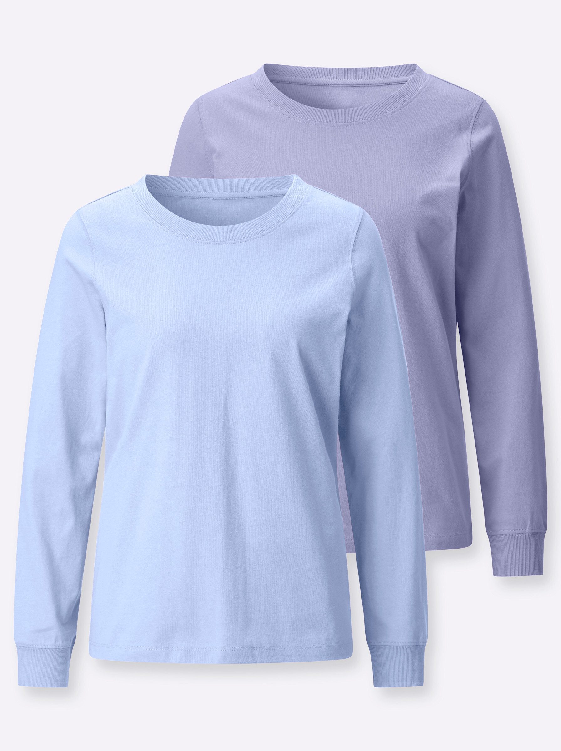 Witt T-Shirt Rundhals-Shirt Langarm (2-tlg)