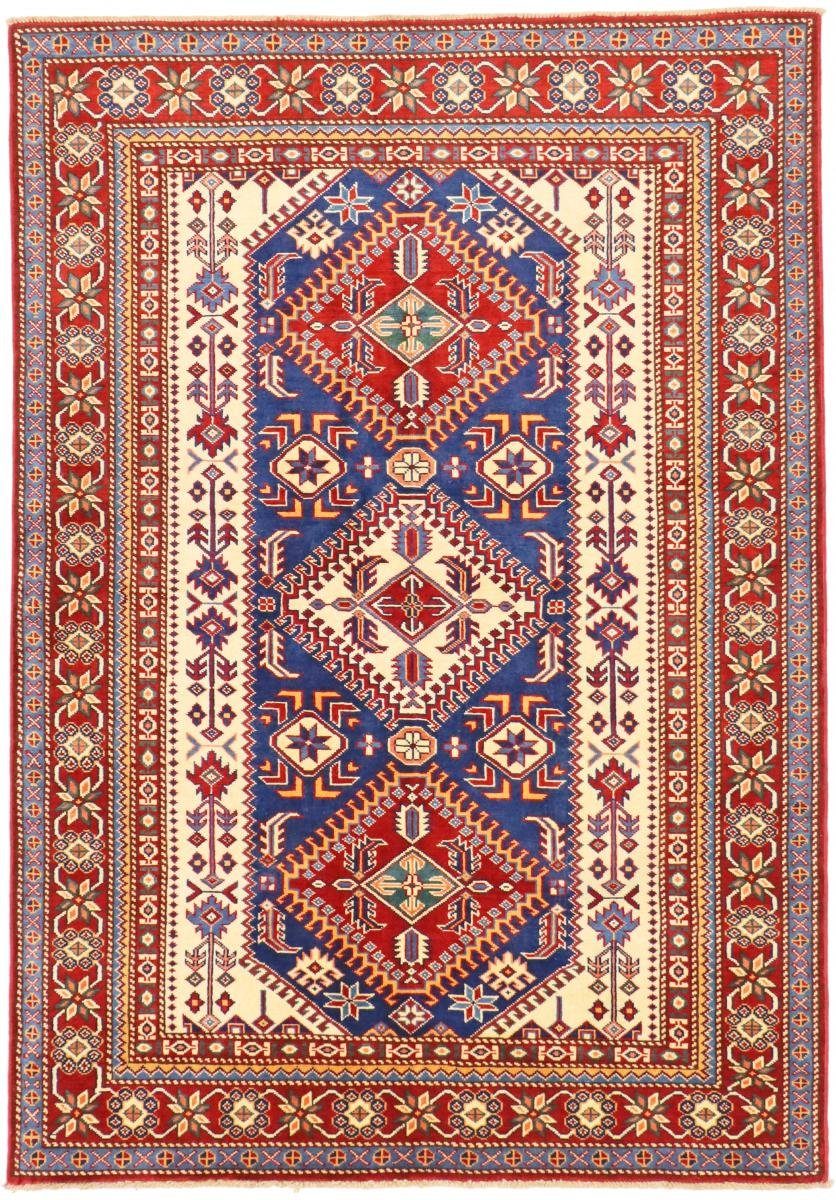 Orientteppich Afghan Shirvan 134x185 Handgeknüpfter Orientteppich, Nain Trading, rechteckig, Höhe: 12 mm