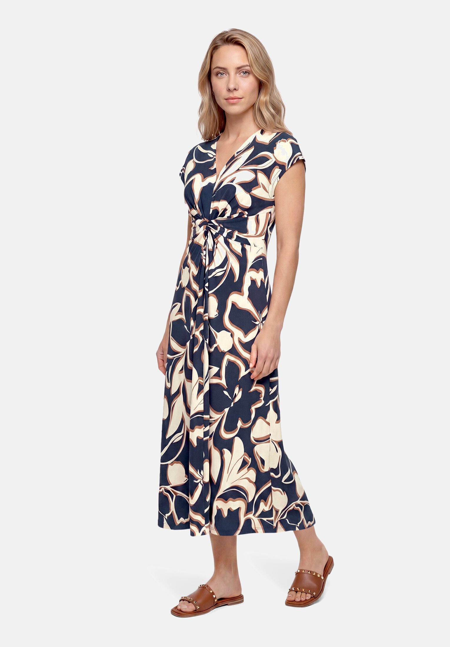 Betty Barclay Midikleid Damen mit Raffung
