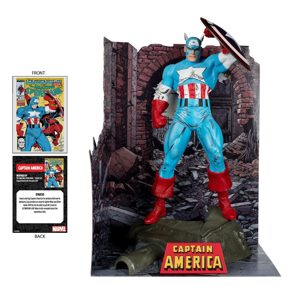 McFarlane Toys Merchandise-Figur Marvel 1/6 Captain America (The Amazing Spider-Man #323) 28 cm
