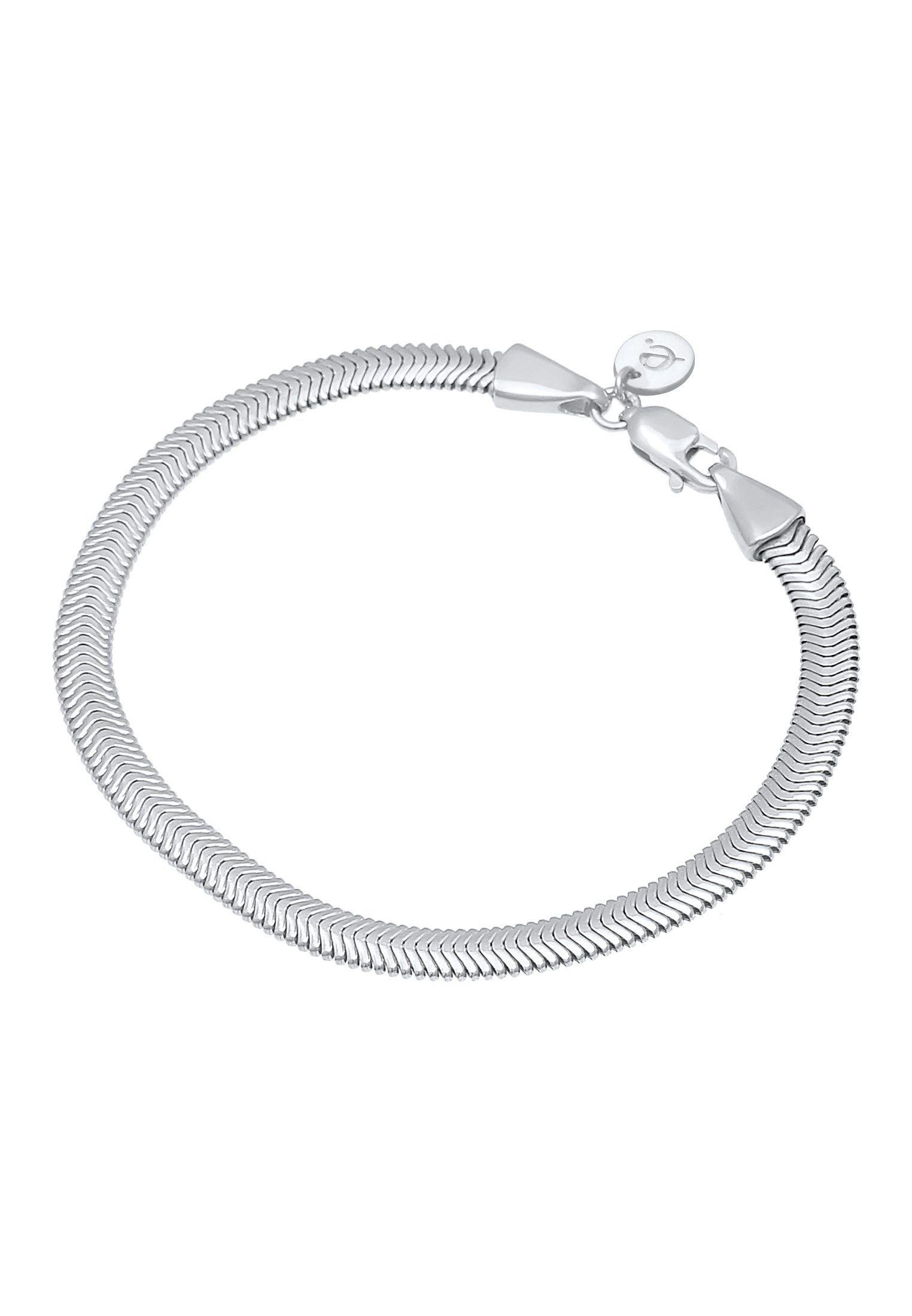 Elli Flach Silber 925 Armband Schlangenkette Premium Elegant