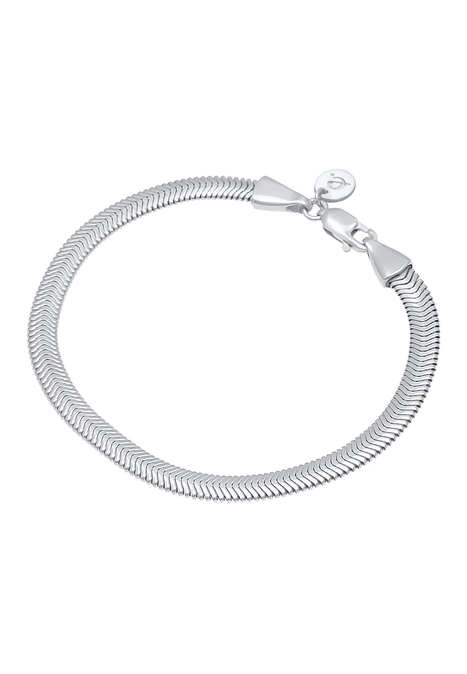 Elli Premium Armband Flach Elegant Schlangenkette günstig online kaufen