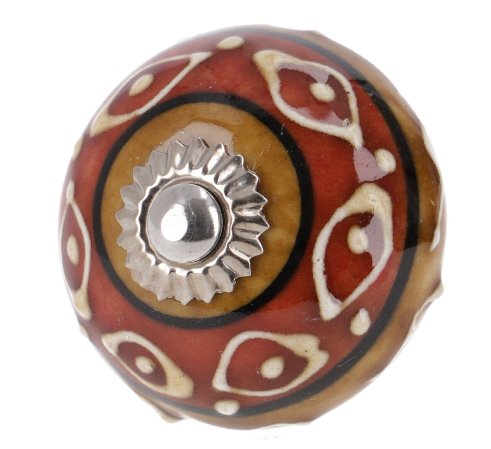 Guru-Shop Möbelknopf 12`er Set Keramik Möbelknopf, Möbelknauf..