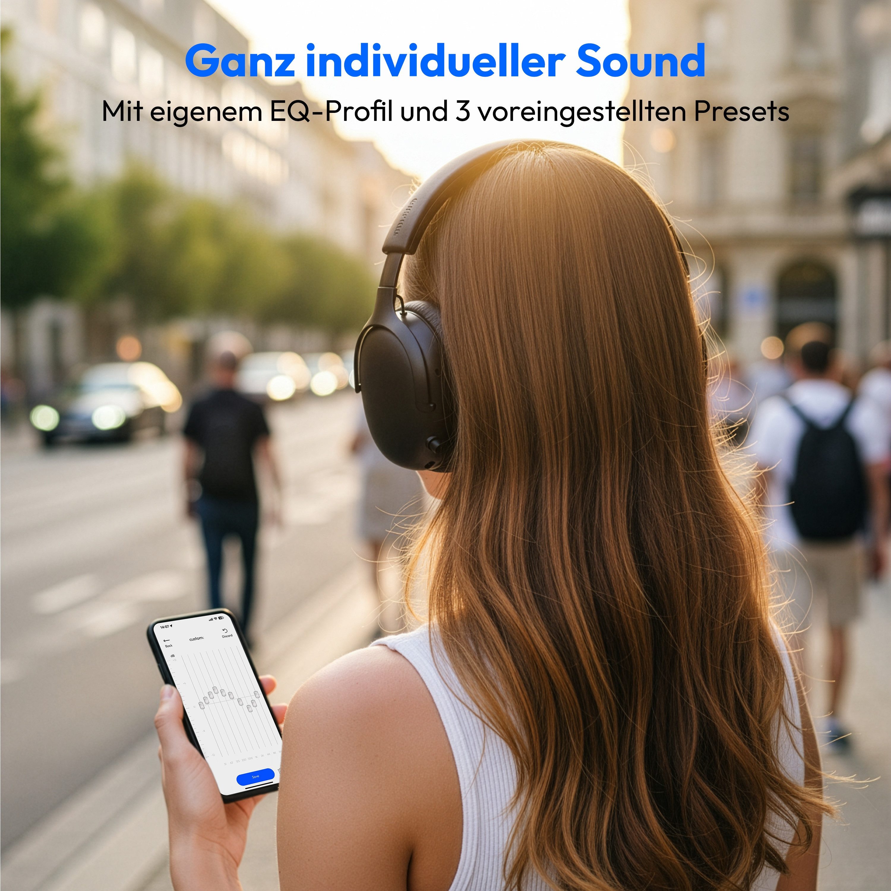 Medion® LIFE HX-1 Pure Over Ear-Kopfhörer (MD43774) Kopfhörer (An/Aus Anzeige, Austauschbare Ohrpolster, AUX-Eingang, Bluetooth, Drahtlos, Drehbare Ohrmuscheln, Integrierte Akku, LED-Beleuchtung, Spritzwasserschutz, USB-Ladefunktion, Bluetooth 5.4, bis zu 100 Stunden Akkulaufzeit, IPX4 Spritzwasserschutz, Bluetooth)