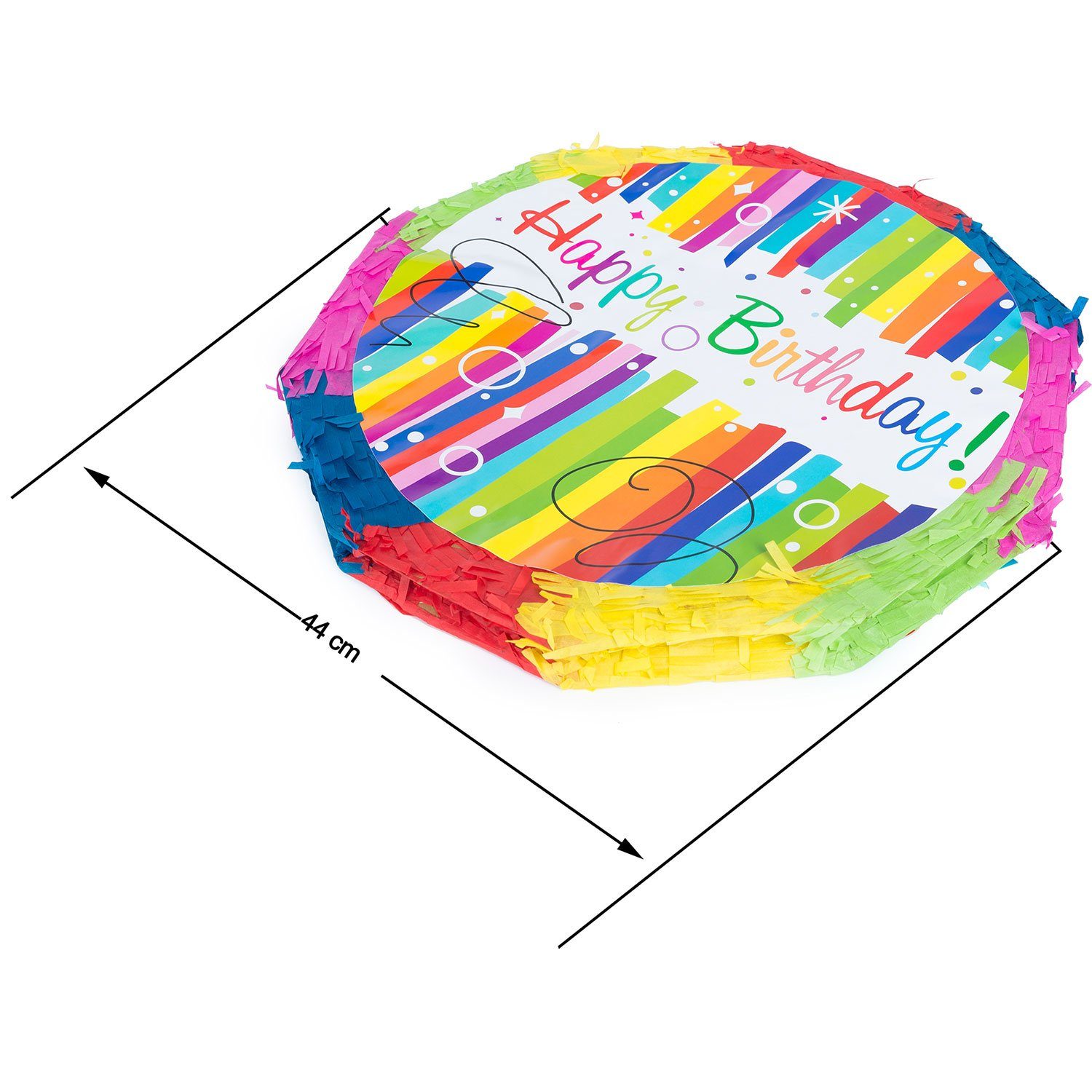 Goods+Gadgets Papierdekoration Papier-Piñata–Befüllbare Party-Piñata für Kindergeburtstage & Formen, Party-Dekoration zum Befüllen