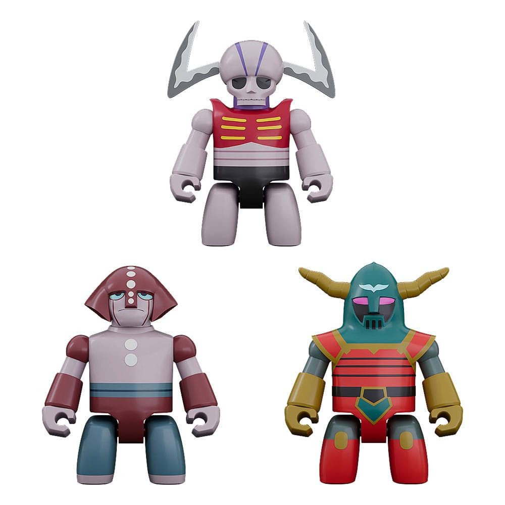 Good Smile Company Actionfigur Mazinger Z Brickroid Actionfigur Mechanical Beasts Set 1 5 cm