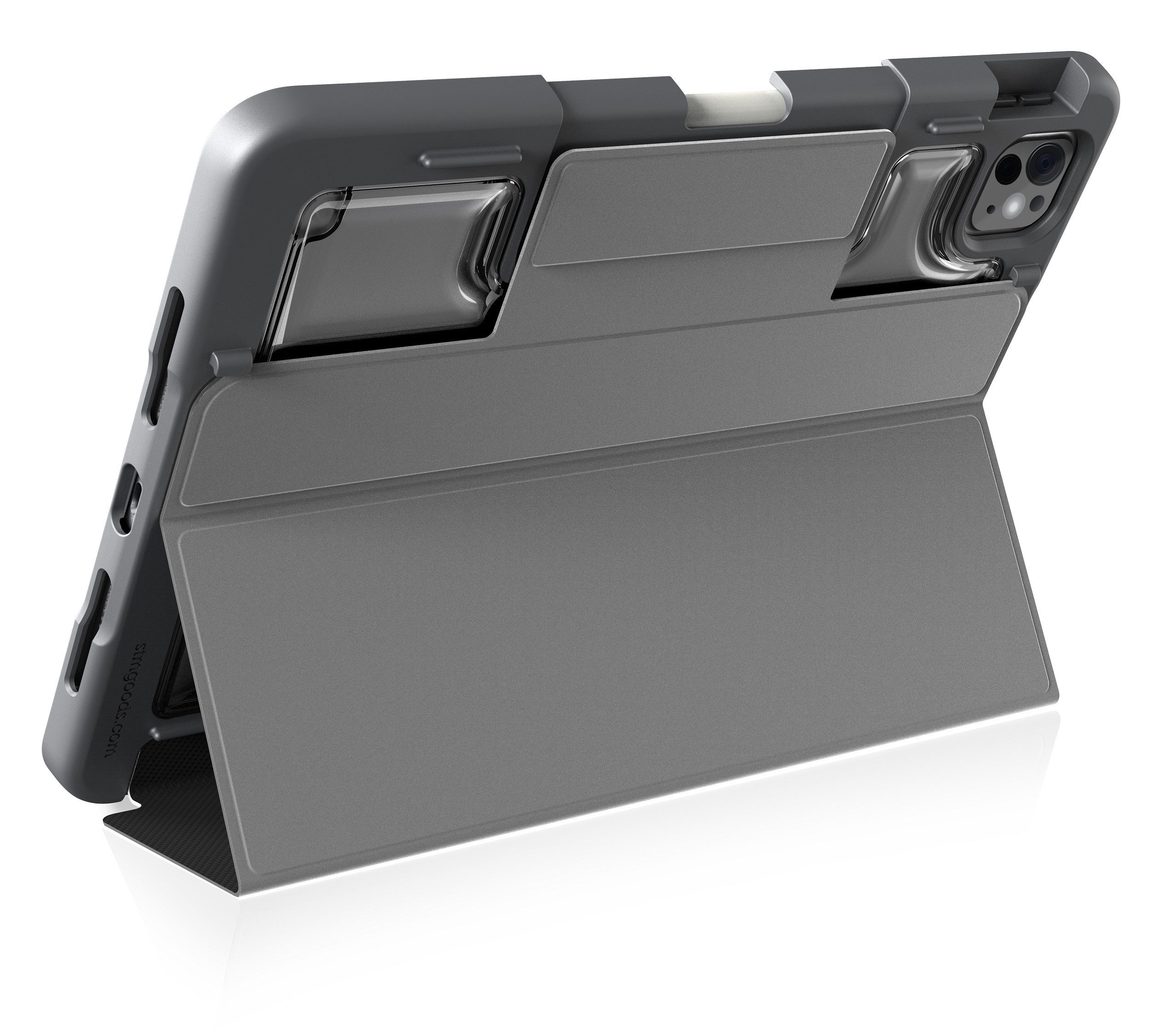 STM Goods Tablet-Hülle Dux Plus für das Apple iPad Pro (2024 - M4), Apple Pencil Pro Halterung, Standfunktion