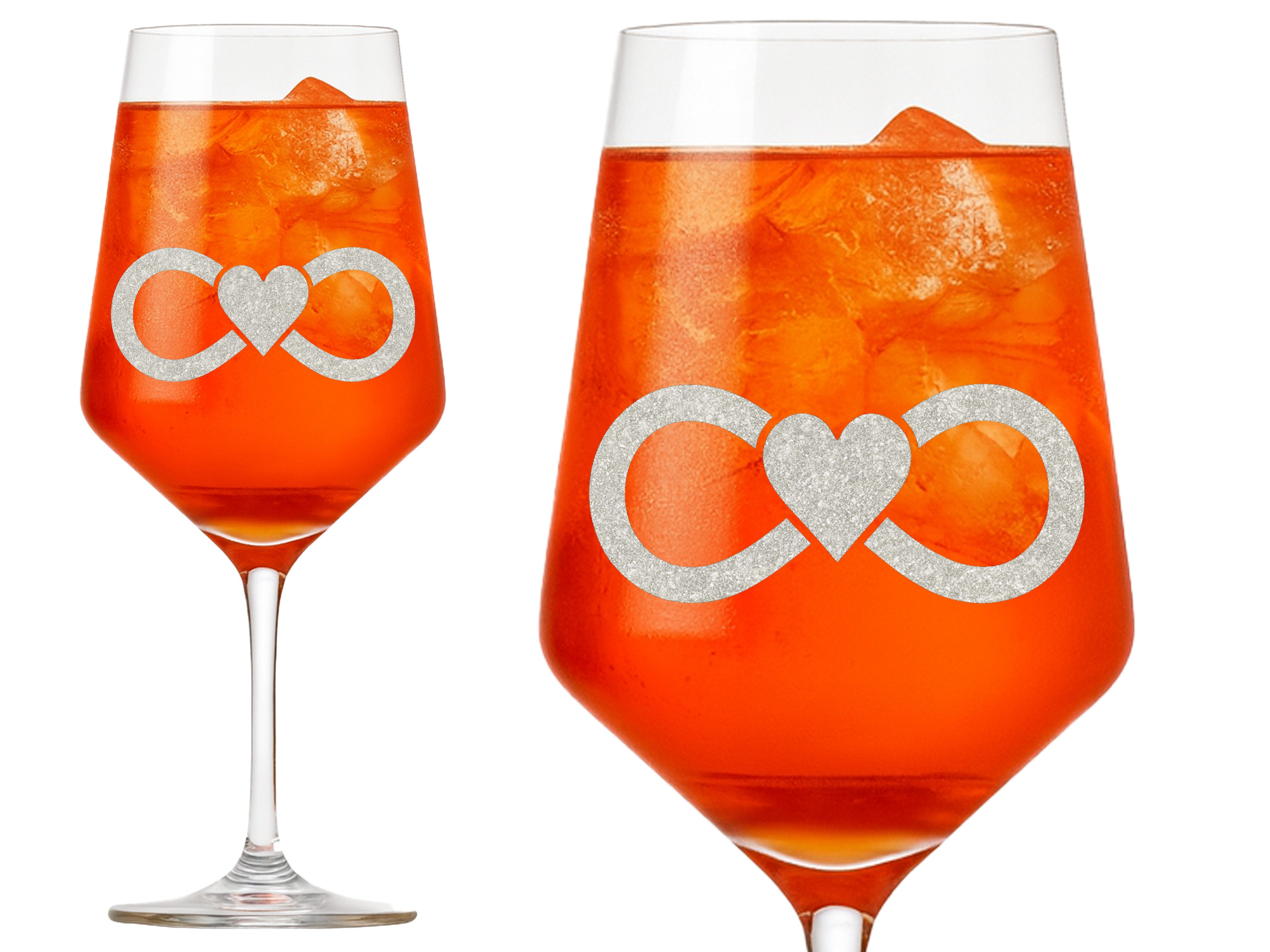 Valhalla Weinglas Unendlichkeit Infinity 350ml spülmaschinenfest für Sauna & Wellness, 1-tlg., Glas, Atemberaubende Darstellung