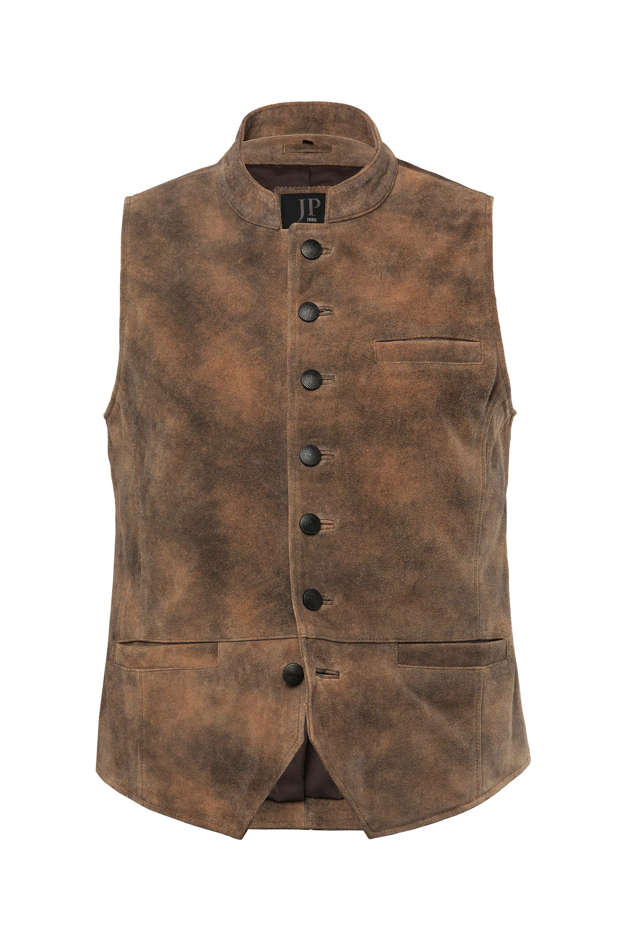 JP1880 Steppweste JP1880 Leder-Weste Tracht Rindleder günstig online kaufen