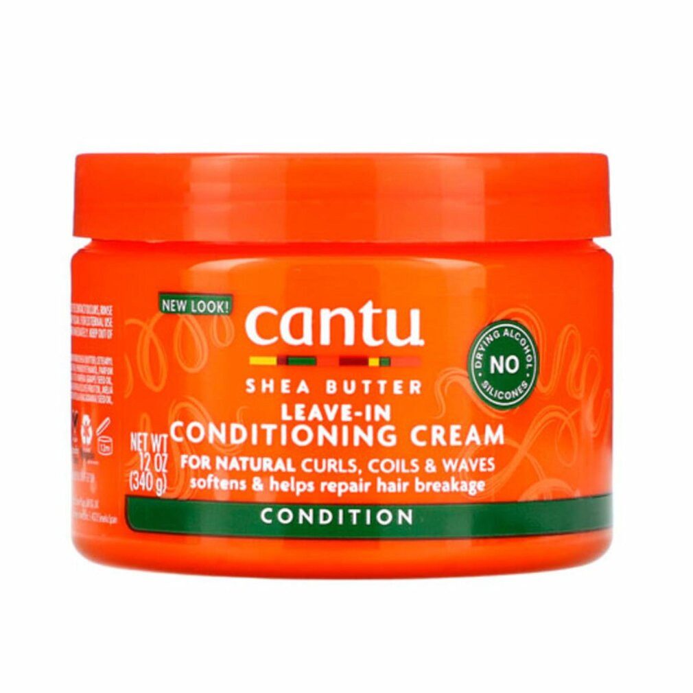 Cantu Haarkur Natural Hair Leave-In Conditioner Cream Jar 12 Ounce