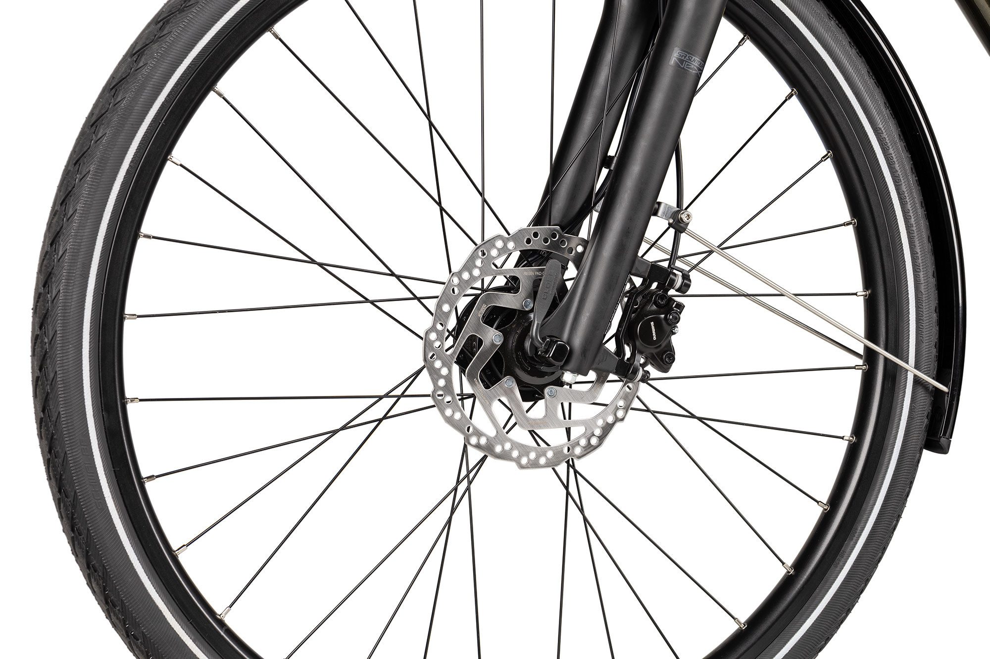 2R Manufaktur Trekkingrad TRX Plus, 24 Gang Shimano Acera RD-M3020 8-fach Schaltwerk, Kettenschaltung, hydraulische Scheibenbremse grün