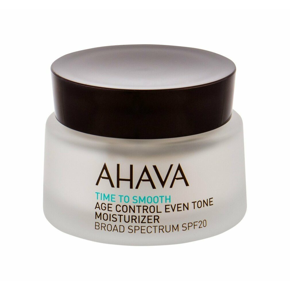 AHAVA Tagescreme Ahava Time To Smooth Age Control Even Tone Moisturizer  Spf20 50ml, 30 beheizte Walzen: 6 kleine, 8 mittlere, 8 große und 8 Jumbo