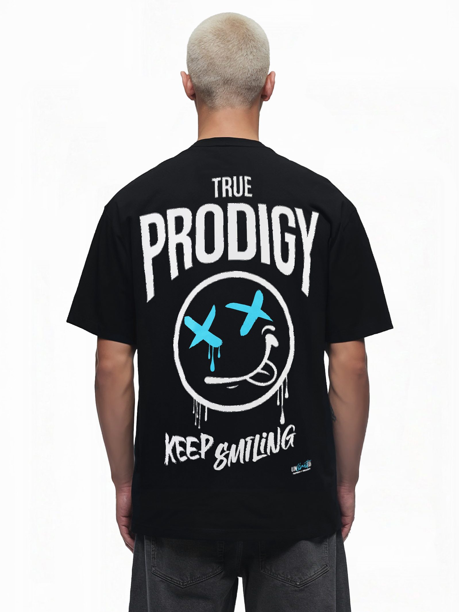 trueprodigy Oversize-Shirt Kenji Logoprint Rundhals dicker Stoff günstig online kaufen