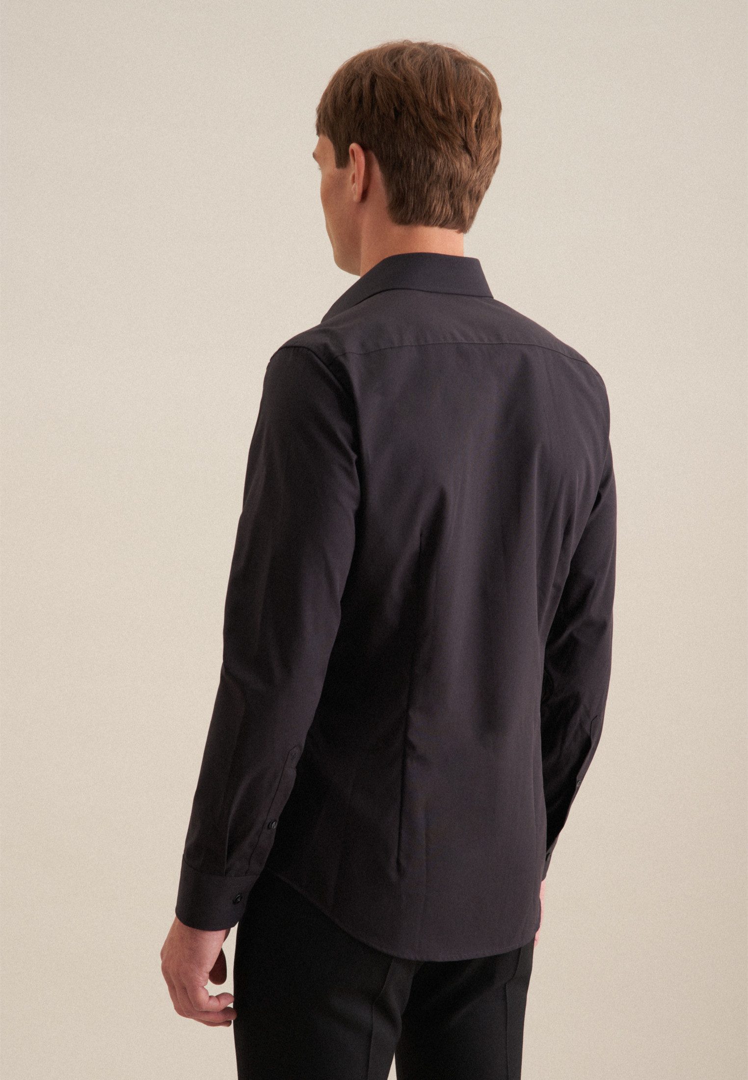 seidensticker Businesshemd Schwarze Rose Slim Kentkragen günstig online kaufen