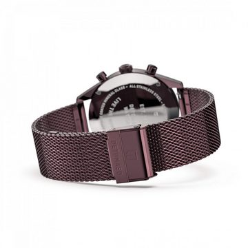 DETOMASO Quarzuhr ARMONIA CHRONO BURGUNDY