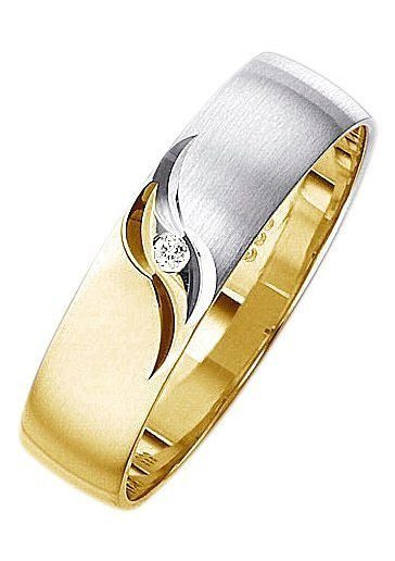 Firetti Trauring Schmuck Geschenk Gold 375 Hochzeit Ehering Trauring "LIEBE", wahlweise mit oder ohne Brillant