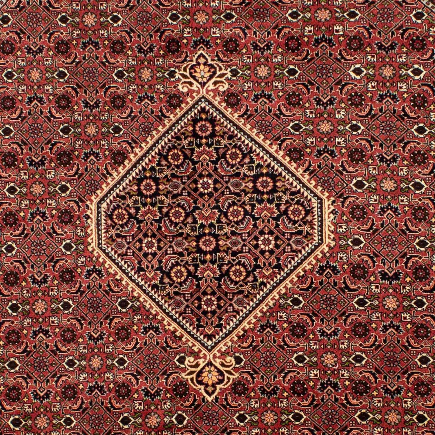 Orientteppich Perser - Bidjar - mit Wohnzimmer, Handgeknüpft, 15 198 Zertifikat cm 296 Höhe: mm, x - rechteckig, Einzelstück braun, morgenland