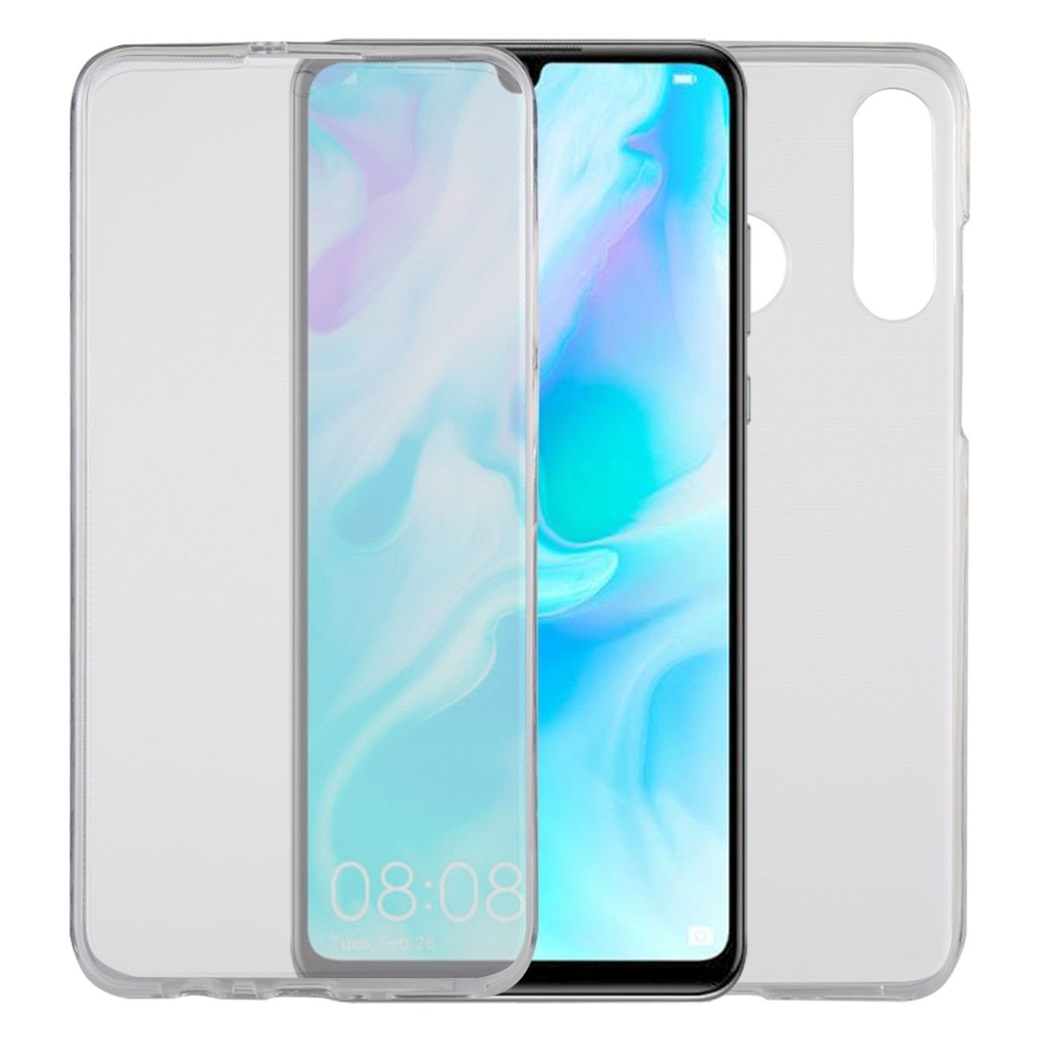 König Design Handyhülle Huawei P30 Lite, Huawei P30 Lite Handyhülle FullCover 360 Grad Full