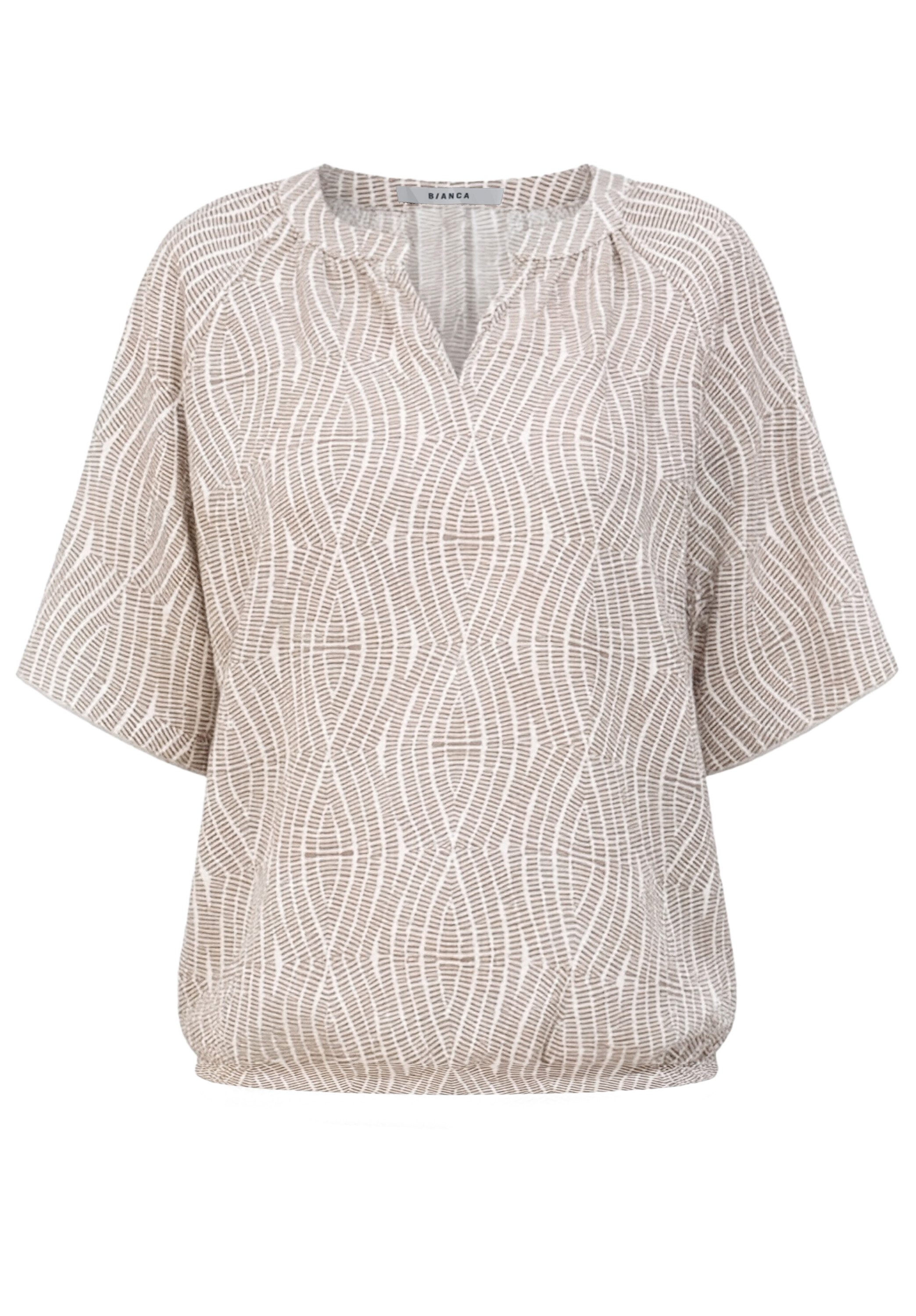 bianca Schlupfbluse RANI in tonigem Minimalprint günstig online kaufen