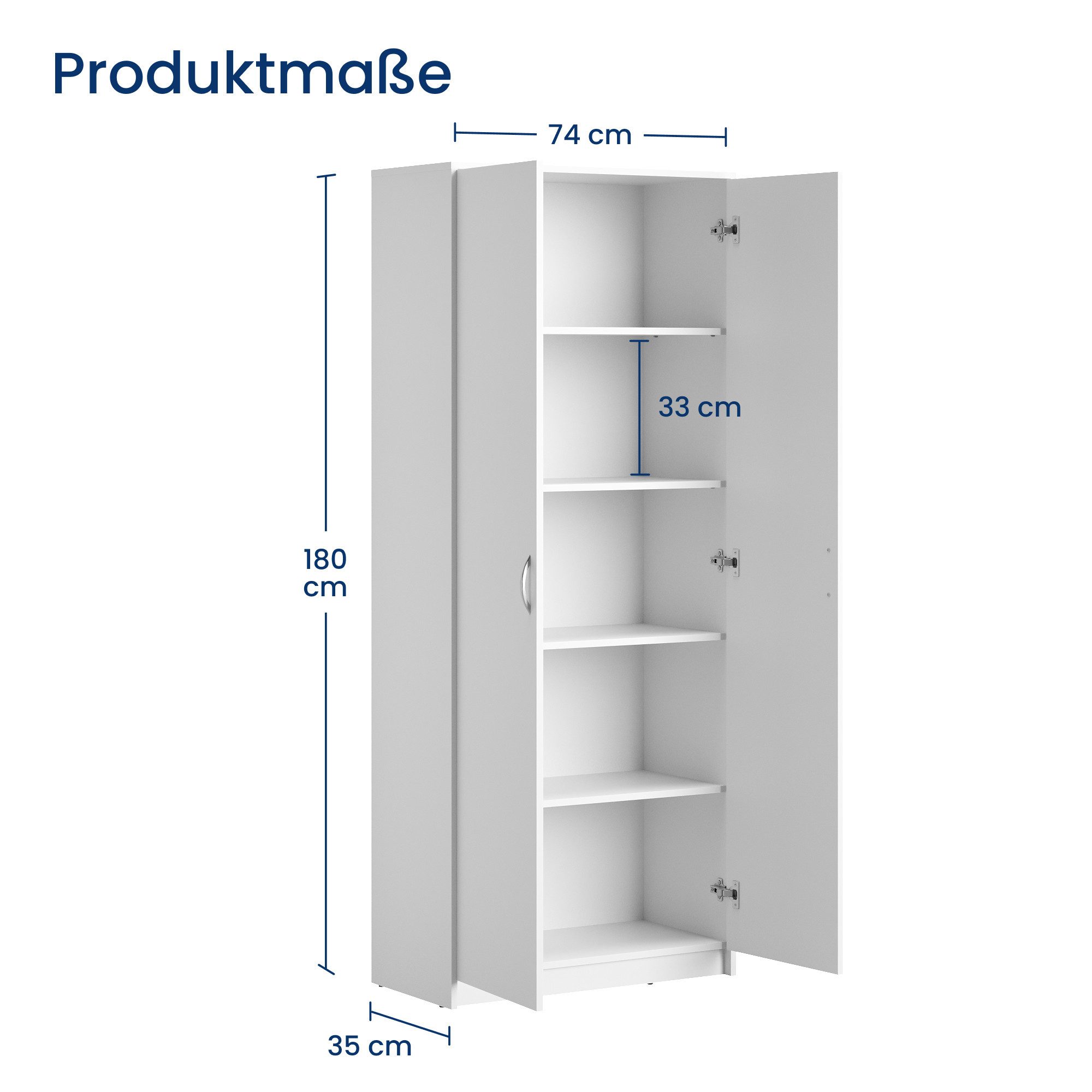 Home Collective Mehrzweckschrank Schrank Aktenschrank Hochschrank günstig online kaufen