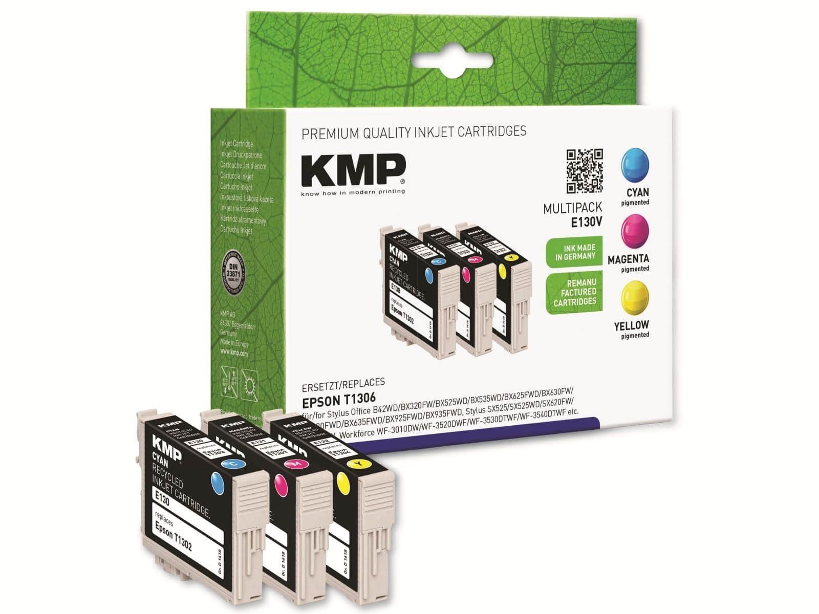 KMP kompatibel Tintenpatronen-Set für Epson T1306 KMP Tintenpatrone