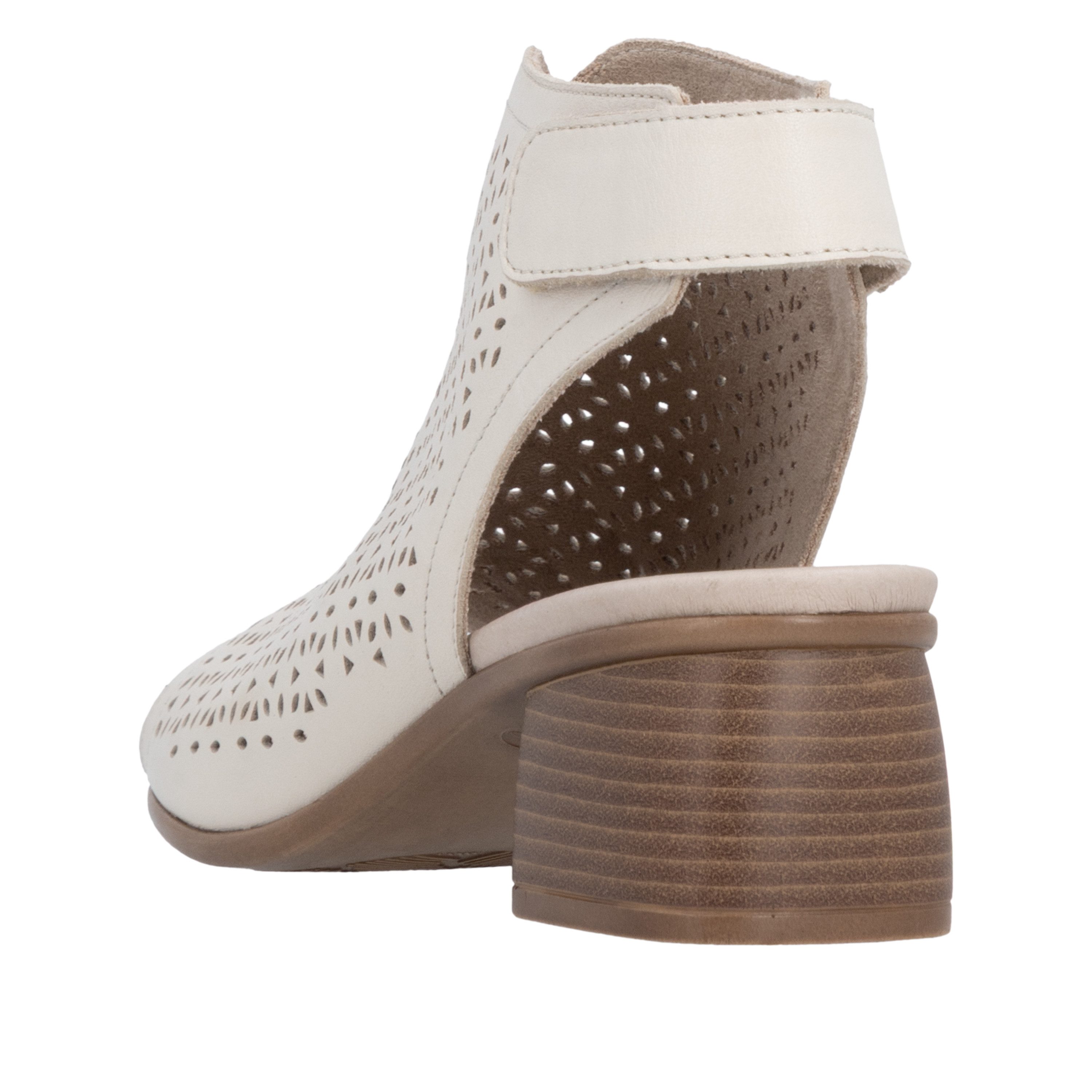 Remonte Schaftsandalette Sommerschuh mit Blockabsatz und Klettriemchen an der Ferse