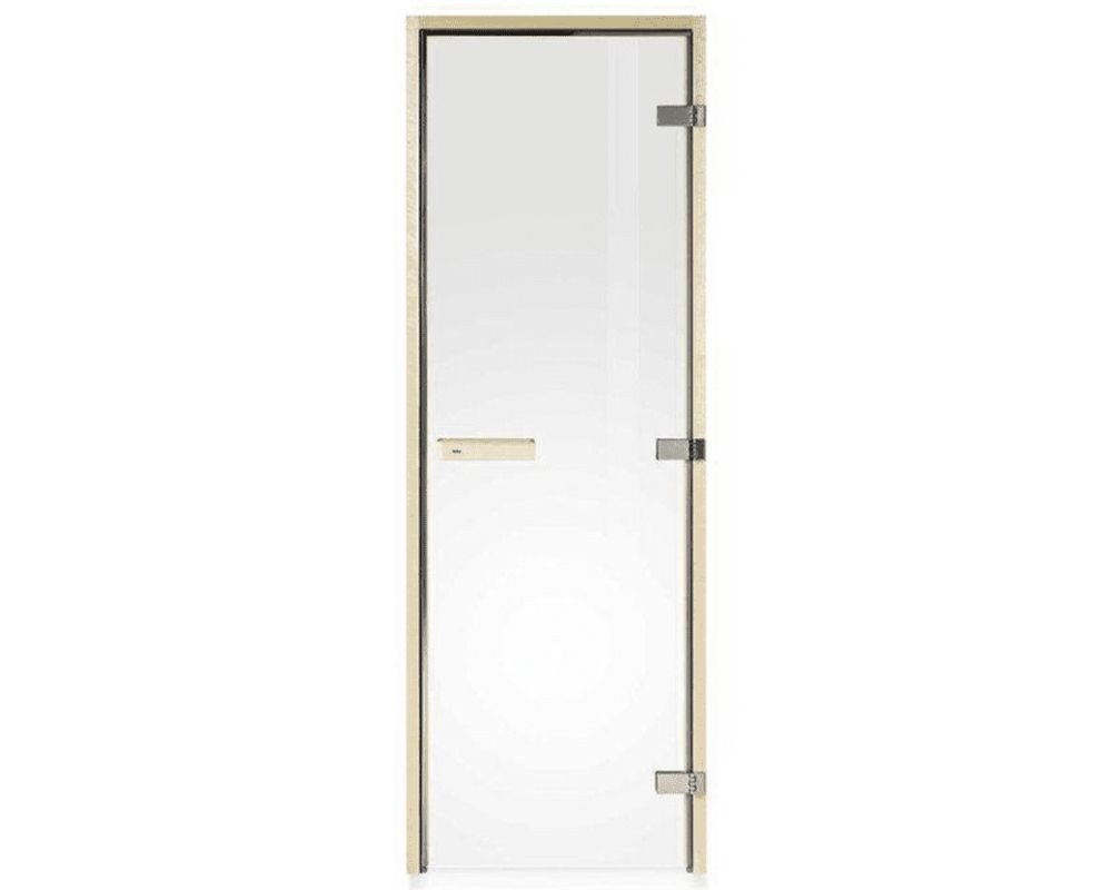 Tylö Saunatür TYLÖ Saunatüre DGL 7x19 Klarglas Espenholzrahmen