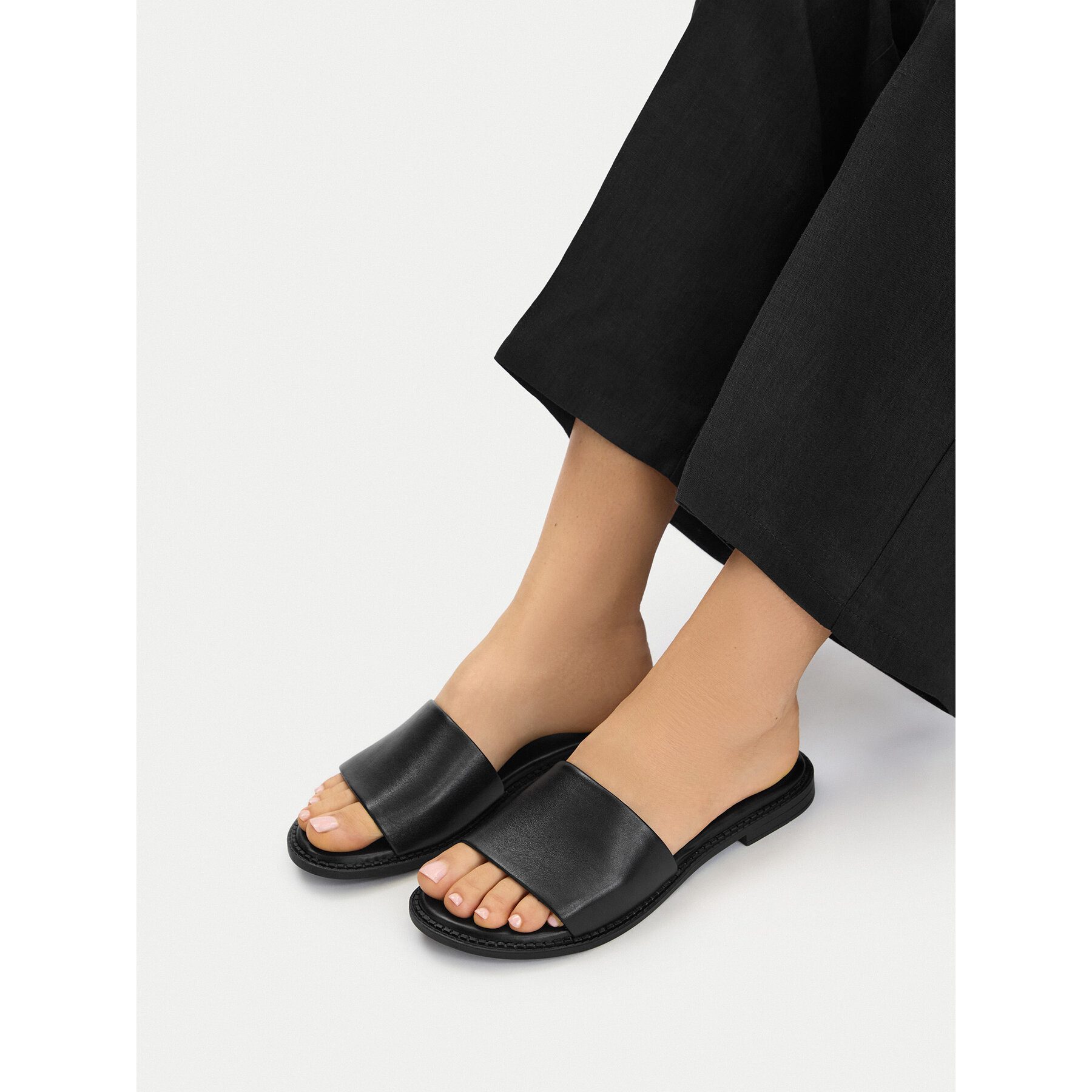 LASOCKI Lasocki Damen-Flip-Flops, Schwarz Badepantolette
