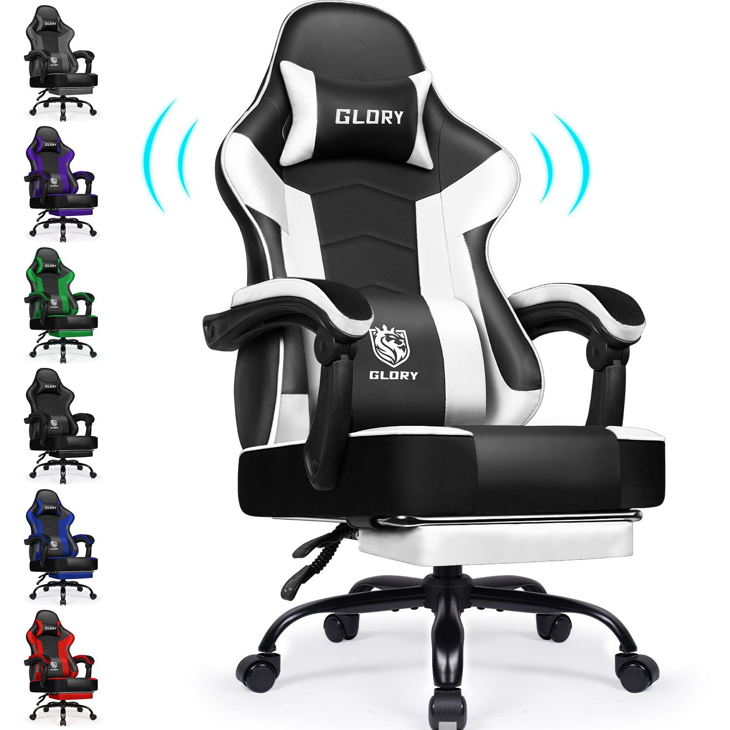 Hiazurm Gaming-Stuhl Gaming Stuhl, Bürostuhl Ergonomisch Wippfunktion bis z günstig online kaufen