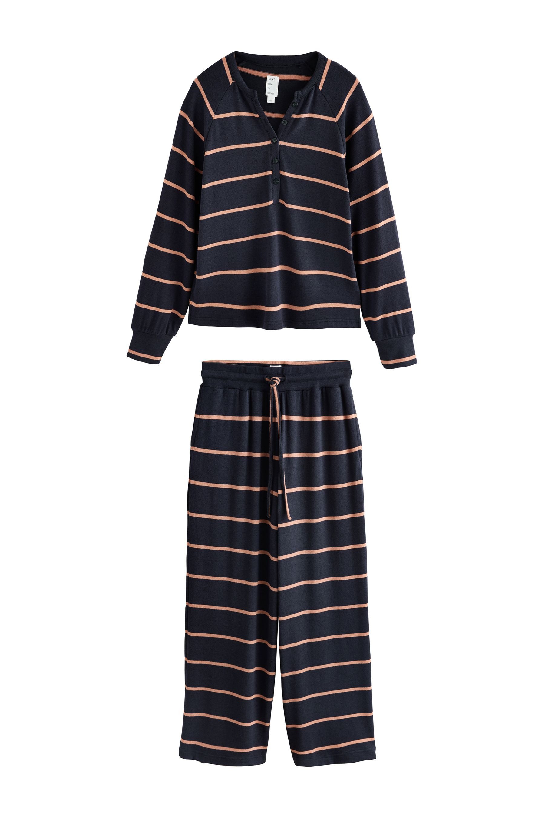 Next Pyjama Weicher, langärmeliger Schlafanzug (2 tlg) günstig online kaufen