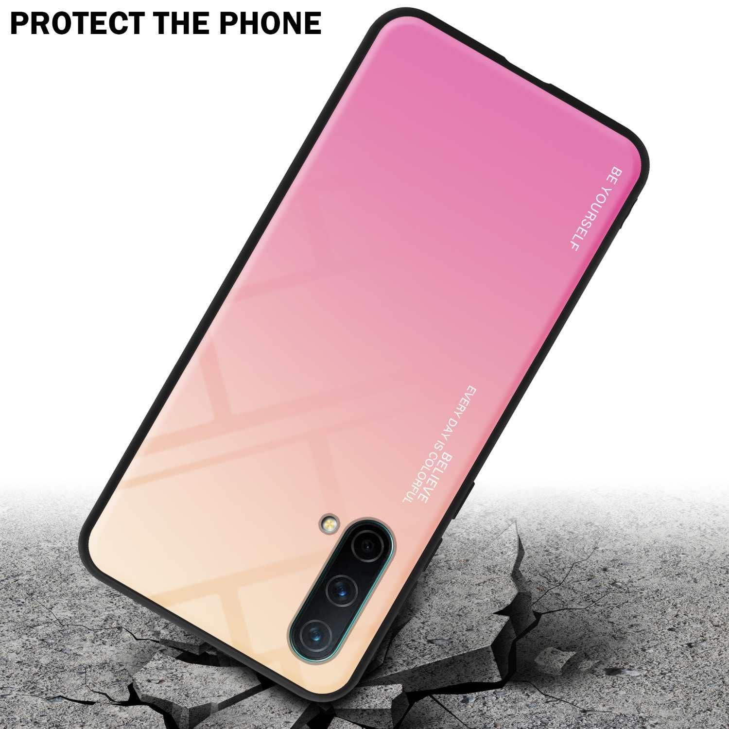 Cadorabo Handyhülle für OnePlus Nord CE 5G Hülle OnePlus Nord CE 5G, Robustes Hard Case - Handy Schutzhülle - Hülle - Back Cover Bumper