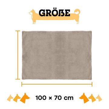 VITAZOO Hundematte Vitazoo Hundedecke, 70x100 cm – weich und flauschig