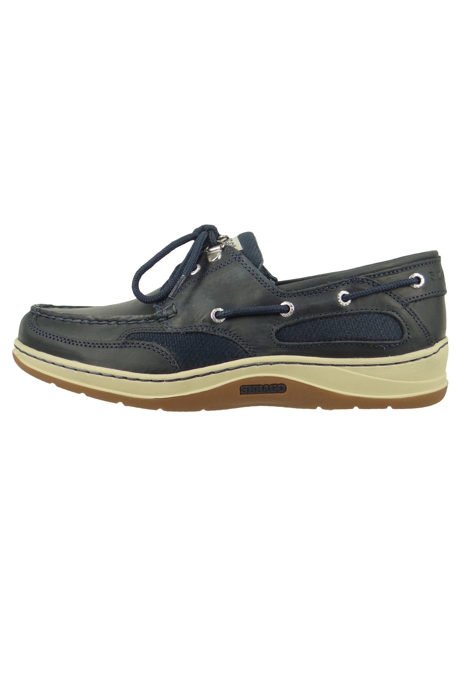 Sebago 7000GE0 908 Clovehitch II FGL Waxed Blue Navy Schnürschuh