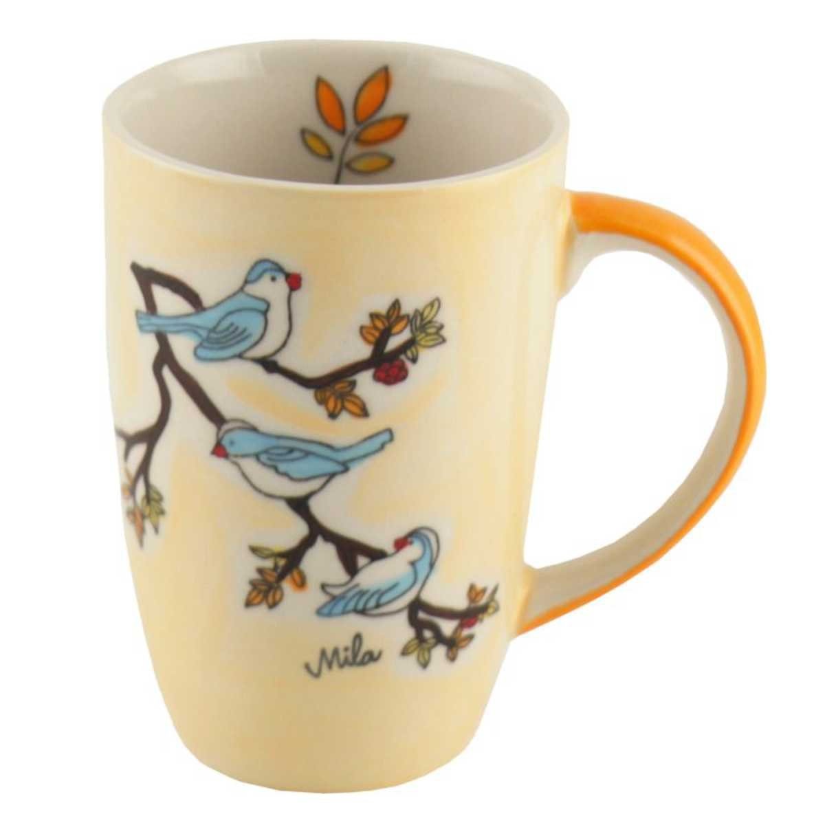 Mila Becher Mila Keramik-Design-Becher Vögel, Keramik
