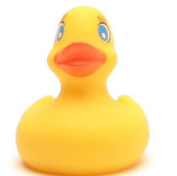 Duckshop Badespielzeug Quietscheentchen Marie gelb - Badeente