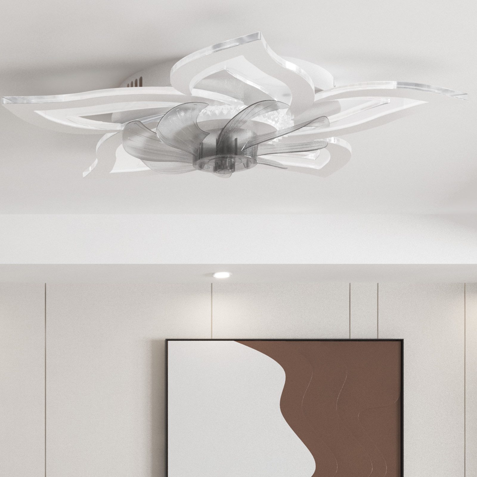 MEYKOERS Deckenventilator mit Beleuchtung und Timer, günstig online kaufen