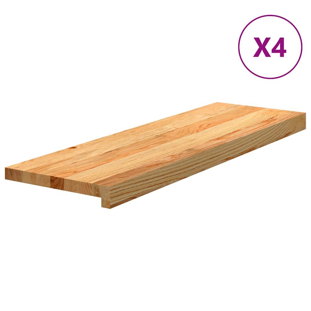 vidaXL Stufenmatte Treppenstufen 4 Stk. Hellbraun günstig online kaufen