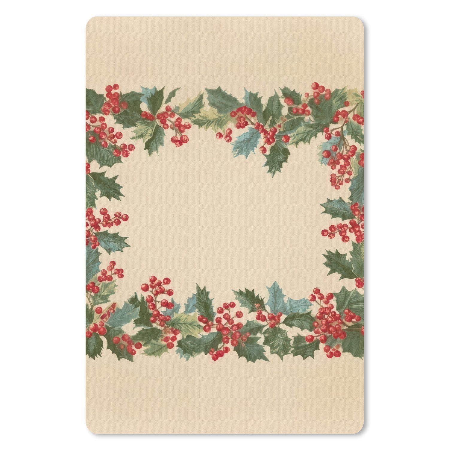 MuchoWow Mauspad Hulstrand - Beeren - Beige (1-St), Maus Pad Klein, Gaming Zubehör, Büro Deko, 18x27 cm