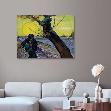 Posterlounge Holzbild Vincent van Gogh, Der Sämann, Wohnzimmer Malerei