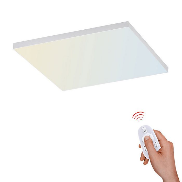 Licht-Trend Deckenleuchte Q-Flat 2.0 rahmenlose LED Deckenleuchte 45 x 45cm CCT + FB Weiß Warmweiß - Kaltweiß