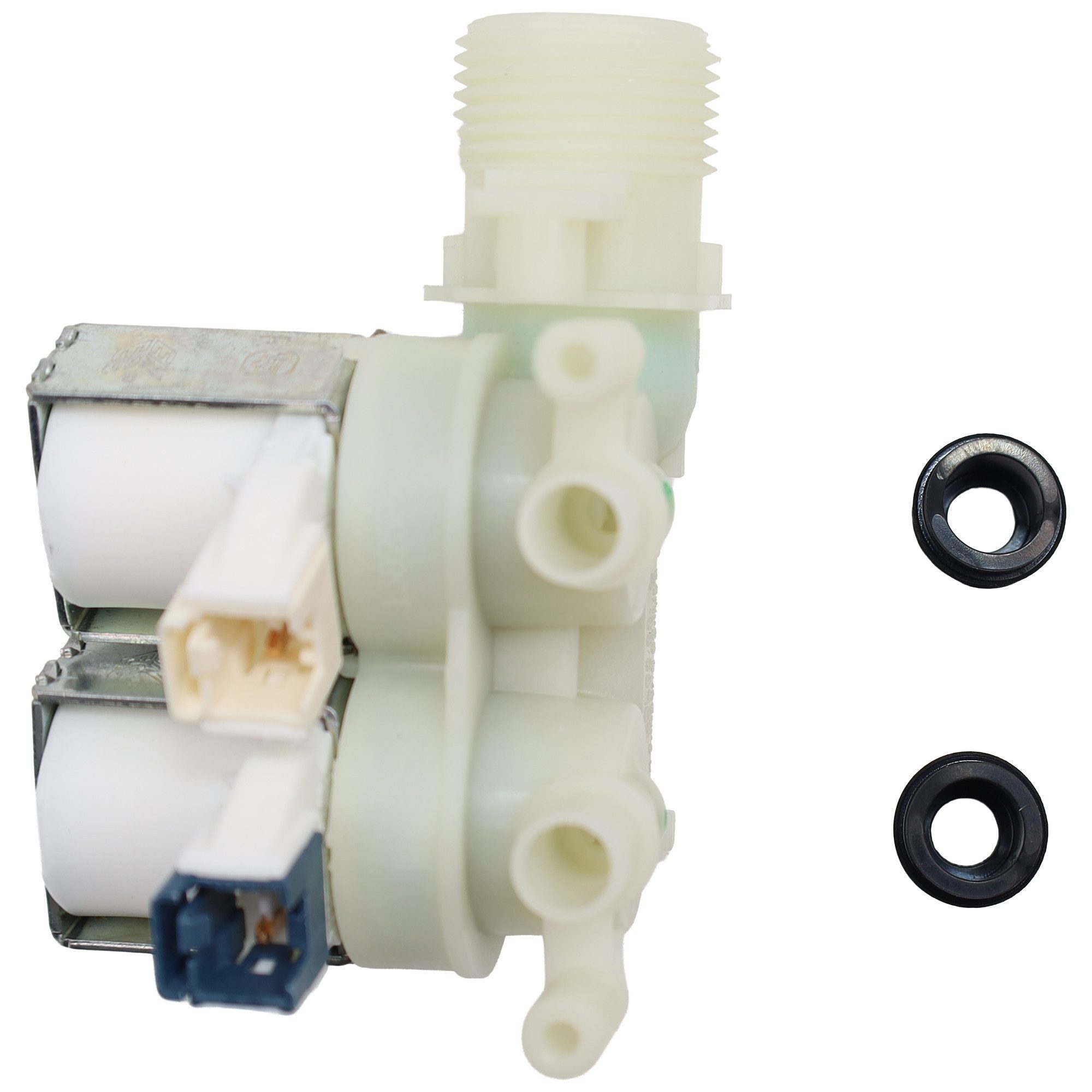 Indesit Geräteventil Magnetventil C00110333 Füllventil, 2fach 180° 10mmØ für Waschmaschine