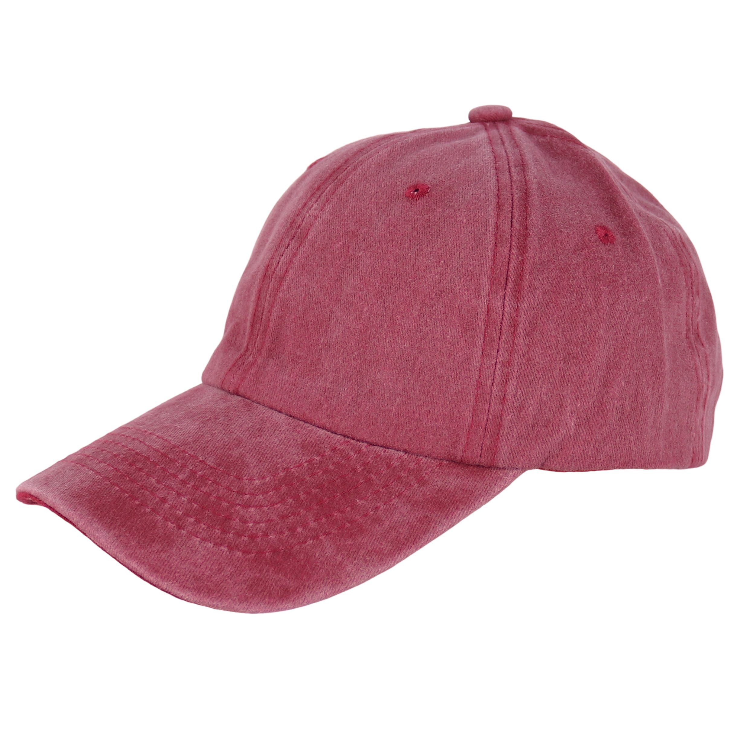 MIRROSI Baseball Cap Vintage in washed Look aus 100% Baumwolle Unifarbe (Outdoor Cap, Feldmütze, Kappe) Atmungsaktiv, Einheitsgröße, Unisex, Damen Herren