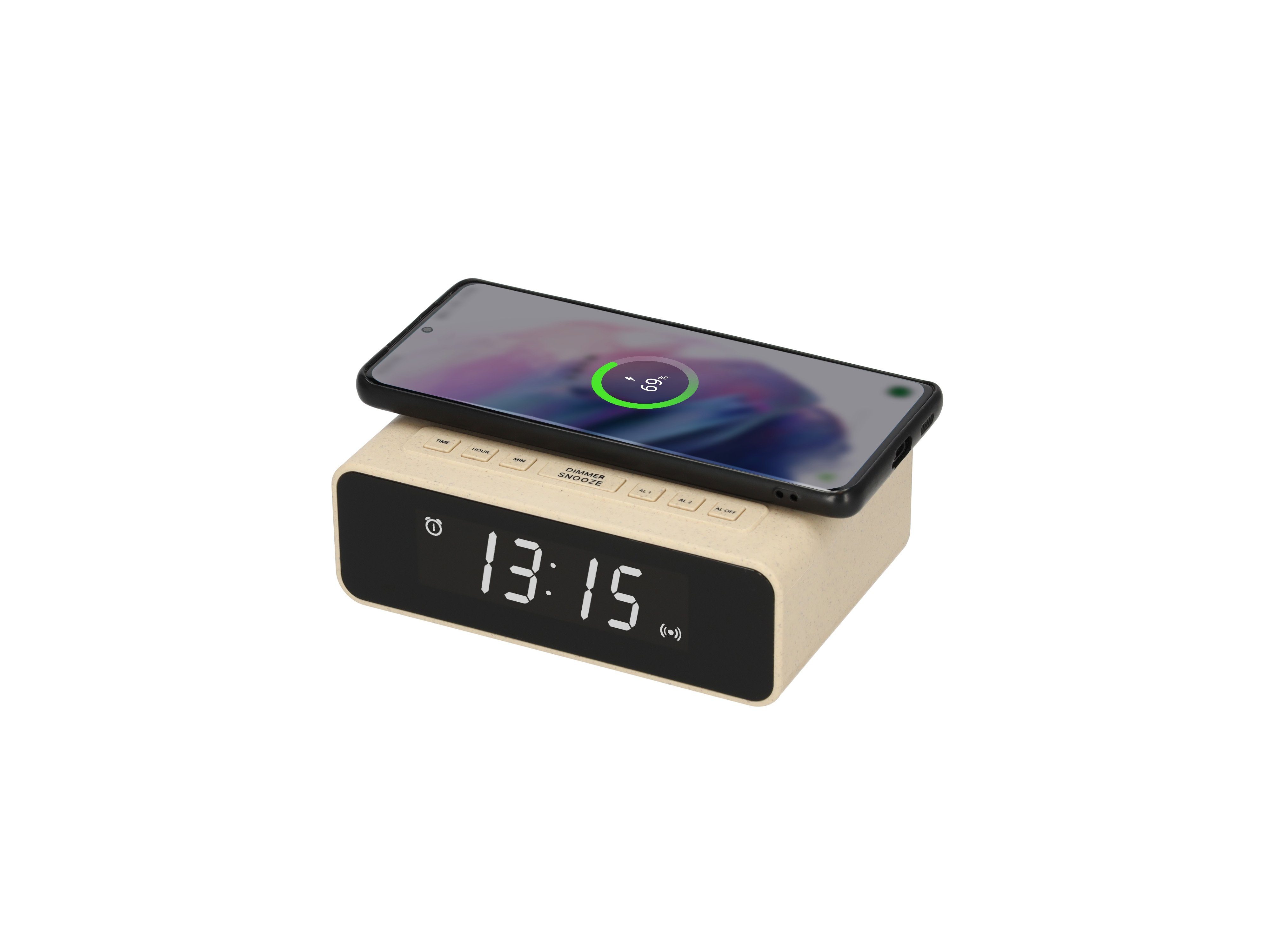 Frugalino Wecker WM3050i Wecker Qi-Ladefunktion, Dimmbares Display, Dual-Al günstig online kaufen