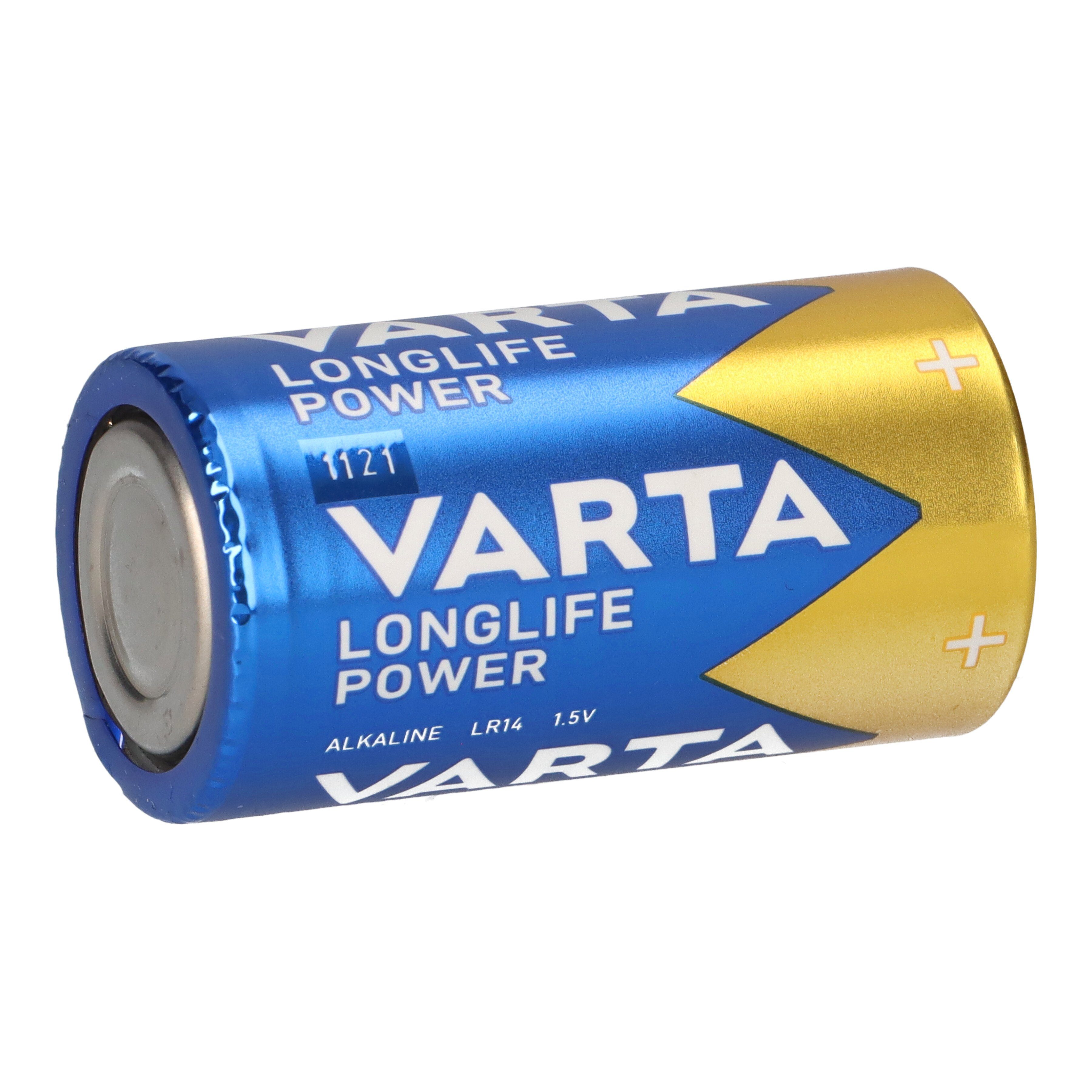 VARTA 3x Varta 4914 Longlife Power Baby Batterie C 2er Blister LR14 Batterie