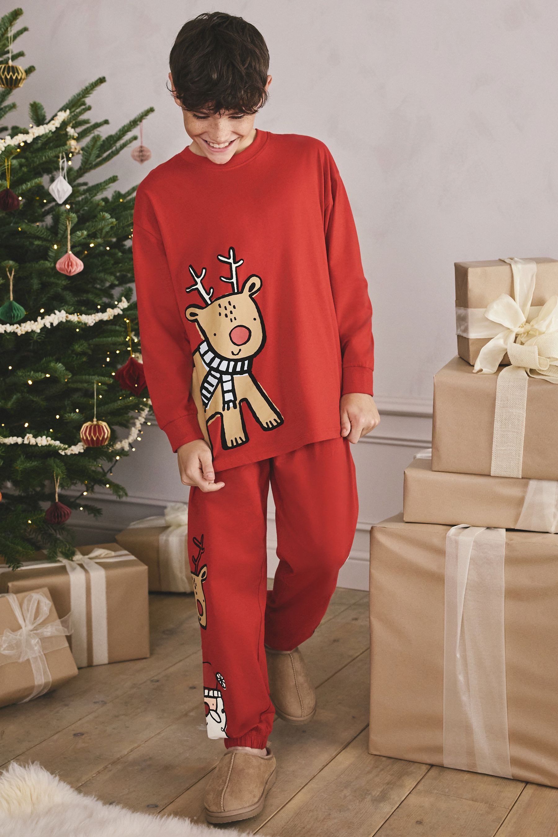 Next Pyjama Single Weihnachtsschlafanzug (2 tlg) günstig online kaufen