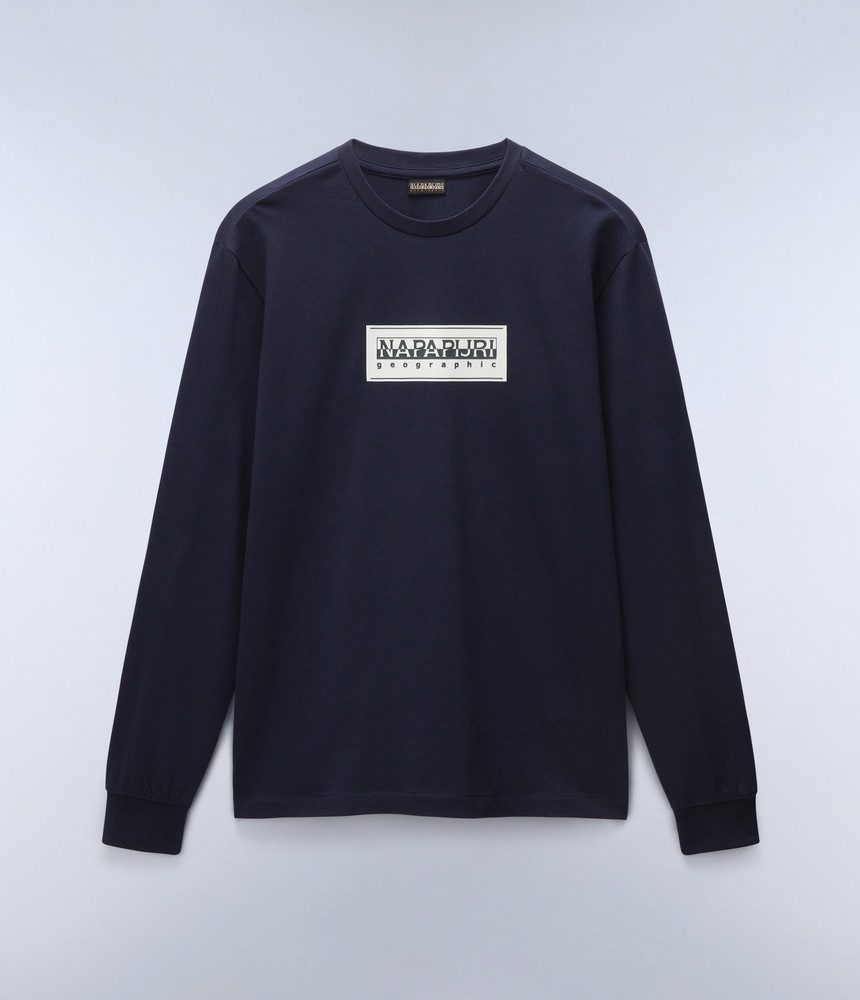 Napapijri T-Shirt S-Box Logo Ls günstig online kaufen