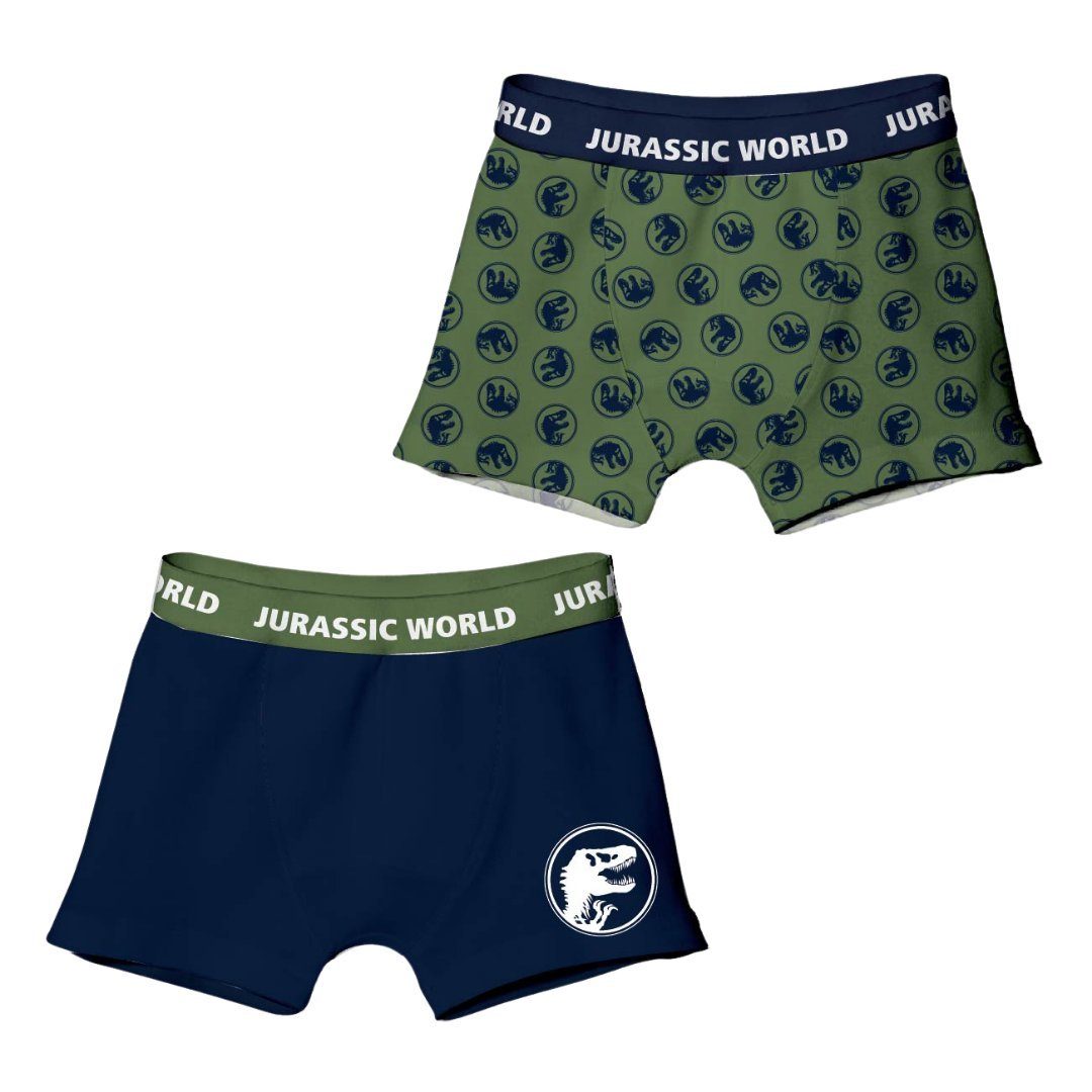 Jurassic World Boxershorts (2-St) Jungen Boxershorts Kinder Unterhose